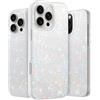 LONLI Hue - Custodia per iPhone 16 Pro - Custodia in Perla Bianca Tort con [4 Angoli Ammortizzati Airbag] - Carina, Unica ed Estetica, Cover Antishock per Donne e Ragazze