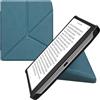 kwmobile Custodia Pieghevole Compatibile con Pocketbook Era/Era Color Cover - Cover Magnetica Pelle PU eReader con Stand - petrolio