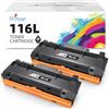 Q-image MLT-D116L Toner Compatibili per Samsung MLT D116L D116S per Samsung Xpress M2675F M2885FW M2835DW M2825DW M2825ND M2675FN M2625D M2875FD M2875FW M2835 M2885 M2675 (Nero, 2-Pack)