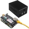 ZDE ZP593 PCIe to 2.5G Ethernet Port PCIe to M.2 Key M NVMe SSD HAT Expansion Board 2.5GB 2.5GBE with ZC506 Aluminum Case for Raspberry Pi 5 2GB 4GB 8GB 16GB