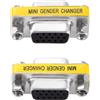 KUOQIY 2 Pezzi VGA 15 Pin Femmina a Femmina Gender Changer, Adattatore VGA Mini Gender Changer, per PC Monitor