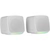 Mars Gaming MARSGAMING MS-PRO, Altoparlanti Compatti 10W, RGB Flow Dinamica, Altoparlante PC con Controllo del Volume e Ingresso Jack 3.5mm, Altoparlanti Gaming Compatibili PC/Mac/Smartphone/Tablet, Bianco