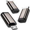 MOSWAG USB C Convertitore Micro Adattatore, USB C Convertitore Micro Adattatore, Adecuado per Samsung Galaxy S7 Edge, s6, S6 Edge C Convertitore Micro Adattatore (3 Pack)