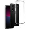 REY Cover in Gel TPU Trasparente per Sony Xperia 1 IV, Ultra Sottile 0,33 mm, Morbido Flessibile, Custodia Silicone