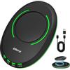 Giecy Mouse Jiggler Ultra Sottile con Timer a intervallo Regolabile,Mouse Mover non Rilevabile, Senza Driver,Simula il Movimento del Puntatore del Mouse per PC e Mac(Nero)