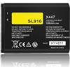 FLSTOR Batteria di ricambio 3,7 V 1200 mAh agli ioni di litio per Siemens Gigaset SL910 SL910 A SL910H compatibile con codice articolo originale V30145-K1310K-X447, V30145-K1310-X447, V30145