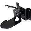 shinar Supporto da parete in metallo per spot 2024 orientabile fino a 360°, inclinabile -50°/+50°, accessorio per spot 2024 con gestione dei cavi (Nero)