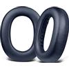 SOULWIT Cuscinetti Auricolari Sostitutivi Professionali per Jabra Elite 85h cuffie over-ear Wireless, Padiglioni per le Orecchie in Pelle Sintetica Morbida e Schiuma Isolante del Rumore - Blu Navy