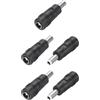 QUARKZMAN Adattatore Connettore Alimentazione DC 5,5x2,1mm a 5,5x2,5mm 5Pz