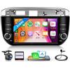 Rimoody 4 Core 64G Android Autoradio per FIAT Linea Punto Evo Linie 2012-2015 Wireless Carplay Android Auto 7 Pollici Autoradio con GPS Navi WiFi Mirror Link Bluetooth FM/RDS/EQ/USB/SWC Telecamera Posteriore