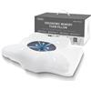 Gobikey Cuscino Cervicale, Ergonomico Cuscino Memory Foam per Dormire, Cuscini Ortopedico Cervicale con Federa Sfoderabile e Lavabile, 60x36x11/13cm, Grigio