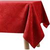 Filumi Tovaglia 110x140 cm rosso, lavabile, per interni ed esterni, motivo geometrico Eris