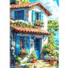 AIRDEA Casa in giardino Diamond Painting, Paesaggio Diamond Painting Kit Completo, Diamantini Crystal Art Hobby Creativi Adulti Decorazione per Casa 30x40 cm