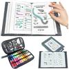 Kyduu Libro da ricamo fai da te, Kit Ricamo Principianti, Embroidery Stitch Book, Libro di punti ricamo, con Istruzioni Passo Passo per 143 Punti, Set di motivi di ricamo fai da te Per Principianti