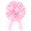 QUARKZMAN 5pz 15cm Fiocchi Regalo Tirante Grande in Organza Fiocco Confezioni Regalo Nastro per Cesti Auto Matrimonio Regali Fiocco di Natale, Rosa