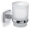GEDY G-Pukhet Porta spazzolini, Colore Cromo, Componenti Realizzati in Acciaio Inox e Cromall, Garanzia 2 Anni, Misure 9,5x6,7x10,2 CM e Peso 0,27 kg, Design R&S