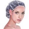 xutong Cuffie da doccia usa e getta, 100 unità, trasparenti, con elastico, cuffie per capelli ideali per l?uso in bagno, SPA, a casa, in hotel, dal parrucchiere e per la doccia