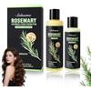 SOLUAME Shampoo per la crescita dei capelli al rosmarino e balsamo per diradamento dei capelli per donne e uomini, contiene cheratina idrolizzata, rafforza le ciocche di capelli, shampoo per la cura dei