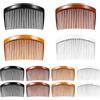 Chuangdi 12 Pezzi Pettine per Capelli Laterali in Plastica Pettine Francese Fermagli per Capelli Decorativi Pettini Fermacapelli Accessori per Capelli Fini Donne(23 Denti)