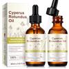 Feeliville Cyperus Rotundus Oil, Cyperus Rotundus Olio per la depilazione,100% puro e naturale inibitore della crescita dei capelli per viso e corpo, riduzione dei pori e idratazione della pelle (2PC, 60ML)