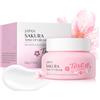 EONFAVE Sakura Essence - Crema viso idratante, anti-rughe, con idratazione intensa, crema diurna e crema da notte per la cura del viso, idratante per il viso, per donne e uomini