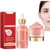 Dyceittdia Crema al Sangue di Drago, 30ml Siero Antirughe al Sangue di Drago e 50g Crema idratante al Sangue di Drago, Profondamente idratante e Resistente, Riduce le Rughe Sottili, Rassodante, cream2