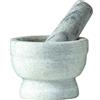 JADE TEMPLE 17438 marmo mortaio con pestello, gres, grigio