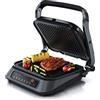 Arendo - Griglia a contatto - Griglia elettrica - Griglia elettrica da tavolo con controllo digitale 1900 W - Sandwich maker - 7 programmi - Acciaio inossidabile antiaderente - Piastre rimovibili