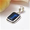 Adorabile Gemma Di Tanzanite Pendente In Argento Sterling 925 Fatto A Mano EH-50