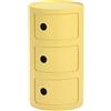Kartell - Portaoggetti Componibili - Giallo - Bioplastica Bio-On - Designer Anna Castelli Ferrieri