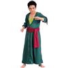 Chaks - Costume da Zoro per ragazzi, outfit ufficiale One Piece, set anime 2 pezzi con mantello e cintura per cosplay e carnevale