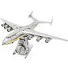METAL-TIME ANTONOV Mriya AN-225, Prodotto Ufficiale, Kit Modello Meccanico FAI DA TE, Aereo Cargo, Necessità di Assemblare Kit Modello, Modello 3D Kit FAI DA TE, Aereo Modello di Lavoro Sogno Ucraino