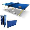 Urban Play Ping pong Richiudibile urban play mod. light regolamentare,trasportabile in valigia, da interno, racchette e palline colore AZZURRO