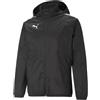 PUMA Weather Jacket Giacca TeamLIGA per Tutte Le Stagioni, Nero/Nero, XL Uomo
