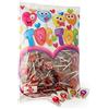Juan Lopez Cherry Toc Toc - Caramello con bastone - Cuori Lollipops - Lecca-lecca - 200 Units