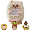 TerraDesign® - Regalo Affettuoso Amica - Statuetta Artigianale per Lei - Soprammobile con Dedica Positiva in Italiano - Idea Regalo Dolce Donna Migliore Amica Collega - Decorazione Casa Cucina Ufficio