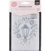 Vaessen Creative Cartella per Goffratura Lampada e Ghirlanda 14,6 x 10,7 cm - Cartella per Embossing per Biglietti, Scrapbooking, Journaling - Riutilizzabile, Risultati Precisi, Per Macchine da Taglio
