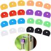 FUKPO 24 Pezzi Cappucci per Chiavi Colorata Set, FUKPO Chiave Copri Chiavi, Copertura Chiavi 8 Colori per Chiavi di Facile Identificazione