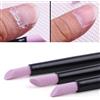 FUMOSIK 1/5PC Unghie Art Quarzo Rettifica Penna Unghie Forbici per cuticole Rimozione della pelle morta Gel UV Polish Manicure Stick Lime Accessori Strumenti