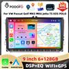 Podofo 9 ''2Din Car Stereo Per VW/MAGOTAN/GOLF/CADDY Lettore Multimediale 6 + 128G Carplay Android Auto WIFI GPS FM/RDS BT Car Audio