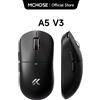 MCHOSE Mouse da Gaming Ergonomico Wireless MCHOSE A5 V3 Ultraleggero 8K con Sensore PAW3395, Tri-Mode, 500mAh, 56g, Tecnologia Wireless TOPSPEED