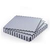 VEVOR Piastrelle per Pavimenti da Garage Confezione da 16, Piastrelle Modulari a Incastro da 513 x 513 x 5 mm, Tappetini Antiscivolo in PVC con Piastra Diamantata per Officina, Magazzino, Argento