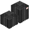 VEVOR Set di Tappetini di Drenaggio ad Incastro 50 pezzi da Garage, Set di Piastrelle 31 x 31 cm per Pavimenti da Garage Antiscivolo Materiale in PP Pavimentazione Modulare per Ambienti Umidi, Nero