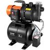 VEVOR Pompa per Pozzi Poco Profondi da 735 W con Serbatoio a Pressione 3785 LPH, Pompa per Irrigazione Sistema di Aumento Pressione d'Acqua con Filtro Valvola di Ritegno, 1,4-2,8 Bar Giardino Prato