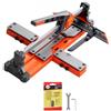 VEVOR Tagliapiastrelle Manuale 600mm per Ceramica, Utensile da Taglio con Base a Molla e Guida Angolare Regolabile, con Guida Allineamento di Precisione, per Taglio di Piastrelle Mattonelle A Mano