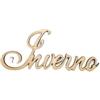 Sagoma in legno scritta Inverno