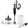 Bosch Frullatore a Immersione ErgoMixx 750W Nero con Accessori MSM67170
