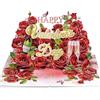 CUT POPUP.COM CUTPOPUP Testo Biglietto San Valentino, Biglietti San Valentino, Biglietto Auguri Compleanno per Lui, Lei (TextVday25) US8-LO200IT