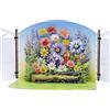 CUT POPUP.COM CUTPOPUP Giardino di Fiori Misti Biglietto Auguri Compleanno, Biglietti Auguri, Biglietto festa della Mamma, Anniversario, SanValentino per Lei, Moglie, Mamma (Mixed Flowers Garden) US8-FL191IT