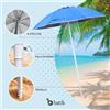 Batik Ombrellone da Spiaggia 180 cm - Modello Lello L'ombrello Blu